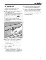 Предварительный просмотр 31 страницы Miele 05 620 661 Installation Instructions Manual