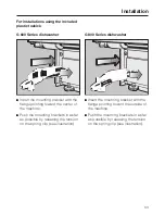 Предварительный просмотр 33 страницы Miele 05 620 661 Installation Instructions Manual