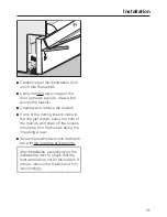 Предварительный просмотр 35 страницы Miele 05 620 661 Installation Instructions Manual