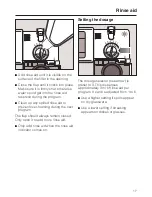 Preview for 17 page of Miele 06 868 521 Operating And Installation Instructions