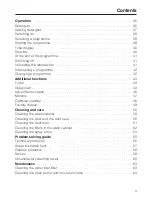 Preview for 3 page of Miele 09 276 780 Operating Instructions Manual