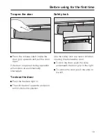 Preview for 19 page of Miele 09 276 780 Operating Instructions Manual