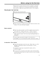 Preview for 19 page of Miele 09 580 070 Operating And Installation Instructions