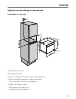 Предварительный просмотр 89 страницы Miele 09 580 070 Operating And Installation Instructions