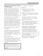 Preview for 47 page of Miele 09 741 510 Operating And Installation Instructions