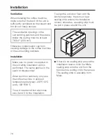 Preview for 78 page of Miele 09 741 510 Operating And Installation Instructions