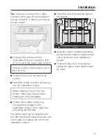 Preview for 79 page of Miele 09 741 510 Operating And Installation Instructions