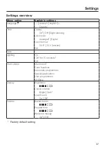 Предварительный просмотр 37 страницы Miele 11 196 580 Operating And Installation Instructions