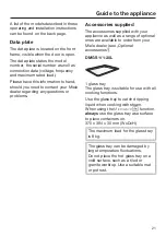 Preview for 21 page of Miele 11 271 870 Operating And Installation Instructions