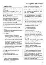 Preview for 35 page of Miele 11 271 870 Operating And Installation Instructions