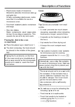 Preview for 37 page of Miele 11 271 870 Operating And Installation Instructions