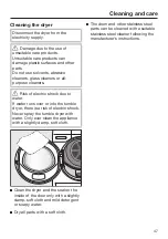 Preview for 47 page of Miele 11 588 800 Operating And Installation Instructions