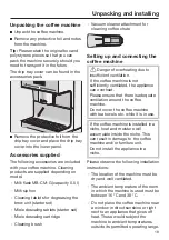 Предварительный просмотр 19 страницы Miele 11 674 750 Operating Instructions Manual