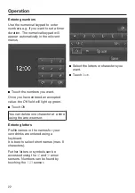 Предварительный просмотр 22 страницы Miele 11 674 750 Operating Instructions Manual