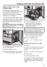 Предварительный просмотр 37 страницы Miele 11 674 750 Operating Instructions Manual