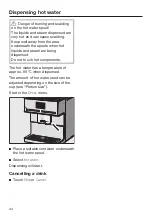 Preview for 44 page of Miele 11 674 750 Operating Instructions Manual