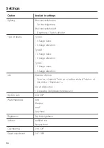 Preview for 56 page of Miele 11 674 750 Operating Instructions Manual