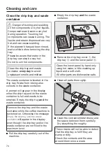 Preview for 70 page of Miele 11 674 750 Operating Instructions Manual