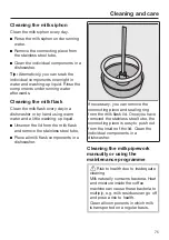 Preview for 75 page of Miele 11 674 750 Operating Instructions Manual