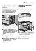 Preview for 77 page of Miele 11 674 750 Operating Instructions Manual