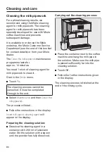 Preview for 80 page of Miele 11 674 750 Operating Instructions Manual