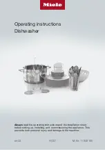 Предварительный просмотр 1 страницы Miele 11 848 190 Operating Instructions Manual