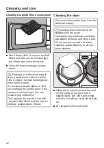 Предварительный просмотр 62 страницы Miele 11 892 110 Operating Instructions Manual