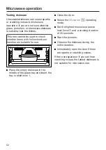 Предварительный просмотр 52 страницы Miele 11 900 040 Operating And Installation Instructions