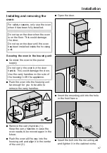 Предварительный просмотр 97 страницы Miele 11 900 040 Operating And Installation Instructions