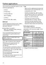 Предварительный просмотр 42 страницы Miele 11 919 400 Operating And Installation Instructions