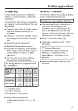 Предварительный просмотр 43 страницы Miele 11 919 400 Operating And Installation Instructions