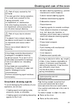 Предварительный просмотр 49 страницы Miele 11 919 400 Operating And Installation Instructions