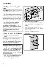 Предварительный просмотр 66 страницы Miele 11 919 400 Operating And Installation Instructions