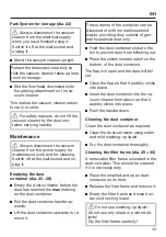 Preview for 43 page of Miele 112551022 Operating Instructions Manual