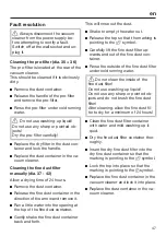 Preview for 47 page of Miele 112551022 Operating Instructions Manual