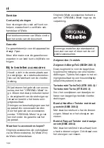 Preview for 100 page of Miele 112551022 Operating Instructions Manual