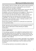 Preview for 7 page of Miele 11289940 Operating And Installation Instructions