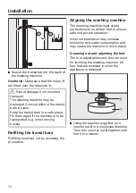 Preview for 76 page of Miele 11289940 Operating And Installation Instructions