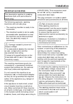 Preview for 81 page of Miele 11289940 Operating And Installation Instructions