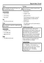 Preview for 85 page of Miele 11289940 Operating And Installation Instructions