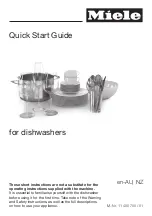 Miele 11321090 Quick Start Manual предпросмотр