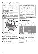 Preview for 20 page of Miele 11395240 Operating And Installation Instructions