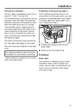 Preview for 67 page of Miele 11395240 Operating And Installation Instructions