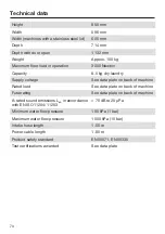 Preview for 70 page of Miele 11395240 Operating And Installation Instructions