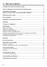 Preview for 58 page of Miele 12033990 Operating Instructions Manual