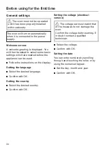 Preview for 34 page of Miele 22678055USA Operating And Installation Instructions