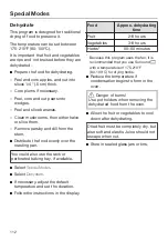 Preview for 112 page of Miele 22678055USA Operating And Installation Instructions