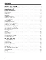 Preview for 2 page of Miele 279-4 EXT Operating And Installation Manual