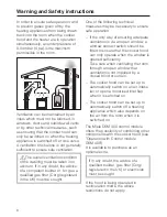 Preview for 8 page of Miele 279-4 EXT Operating And Installation Manual