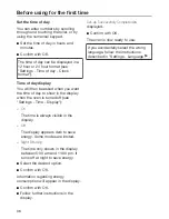 Preview for 36 page of Miele 30" Dual Fuel Range Operating Instructions Manual